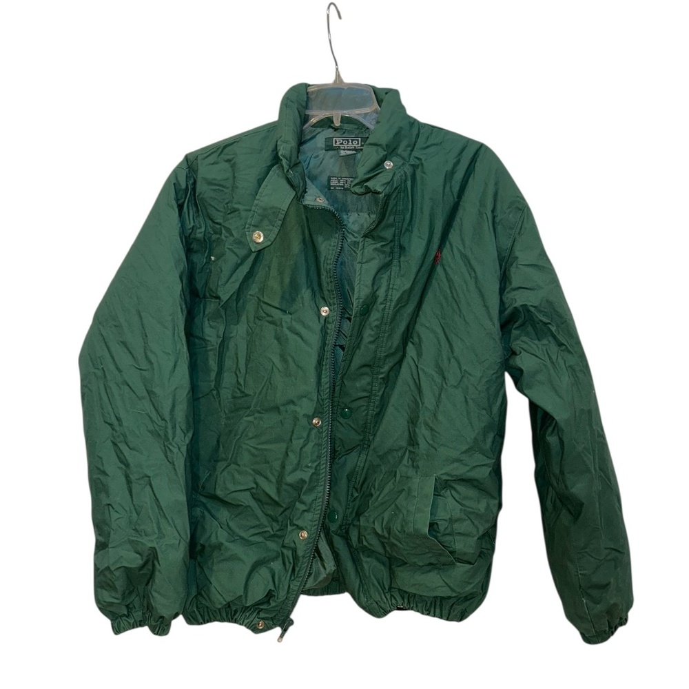Polo Ralph Lauren Vintage 90s Forest Green Down Puffer Jacket XL